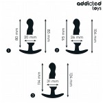ADDICTED TOYS - 3ER-SET ANALPLUG MODELL 1